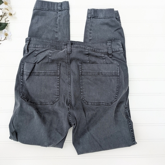 J. Crew Gray 9" Cargo Toothpick Pants - Picture 3 of 5